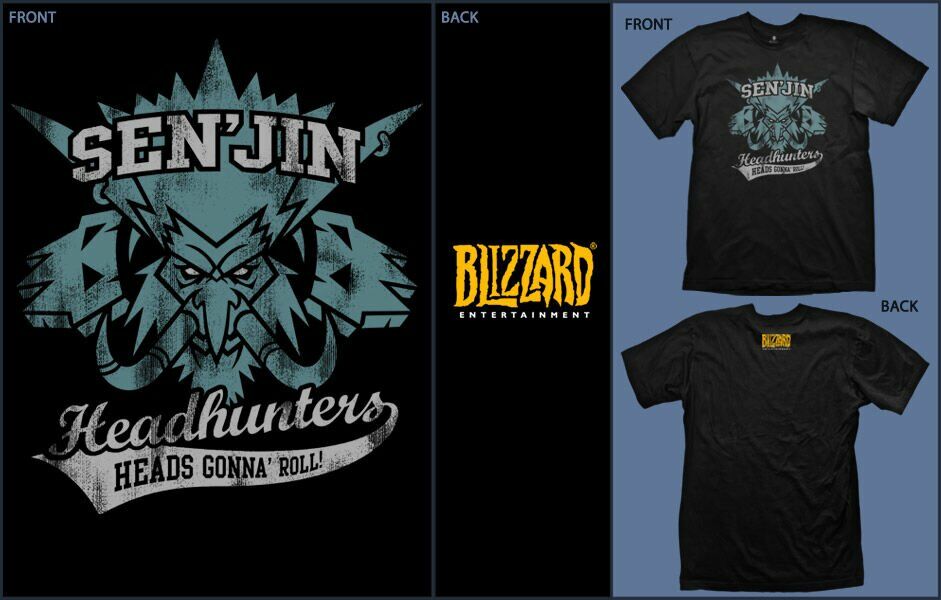 Футболка World of Warcraft Sen'Jin Headhunters T-Shirt (мужск., размер  M) 