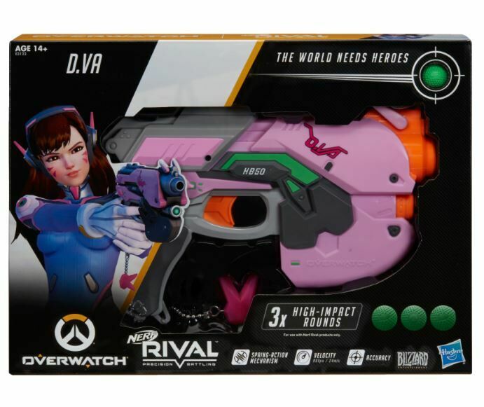 Overwatch D.Va Nerf Rival Blaster Овервотч зброю іграшка 