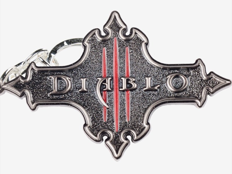 Брелок - Diablo III Logo Keychain 