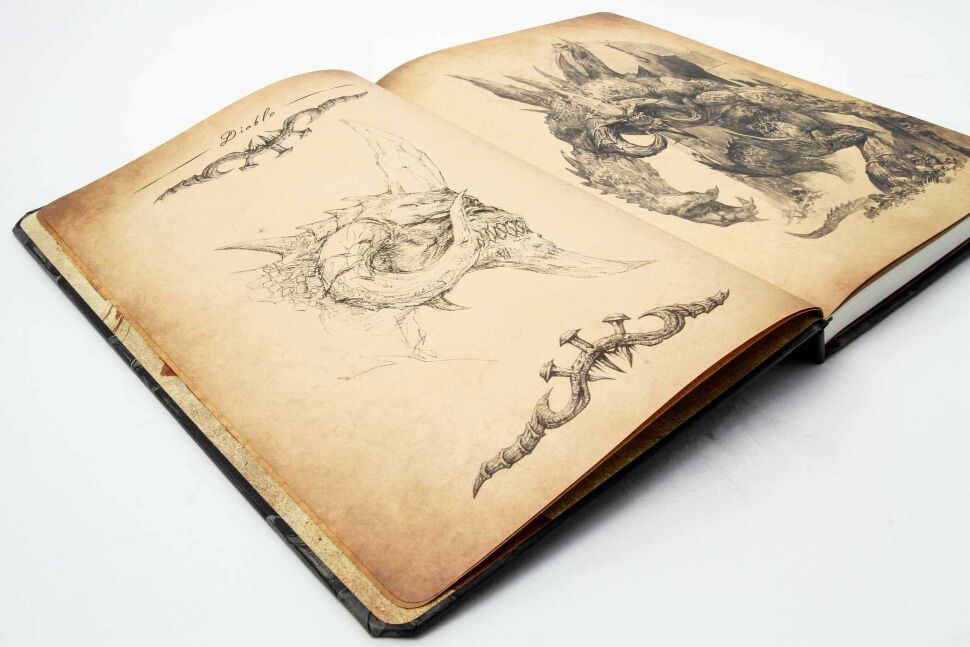 Альбом Diablo III: Book of Cain Sketchbook (Hardcover) 