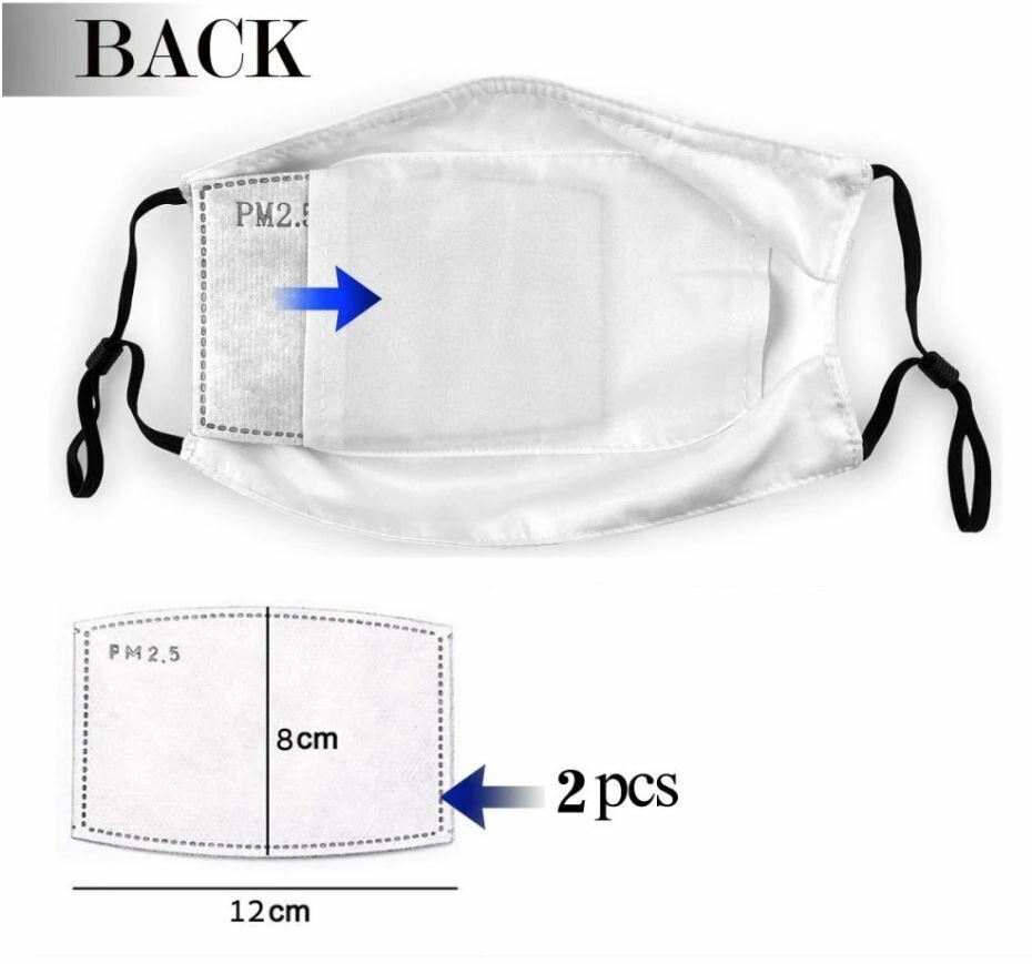 Маска захисна для обличчя World of Warcraft Druid + 2 вугільні фільтри 