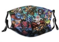 Маска защитная для лица Dota 2 Heroes + 2 угольных фильтра 