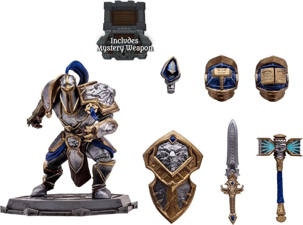 Фігурка McFarlane World of Warcraft Human Warrior Paladin Варкрафт Людина Паладін Воїн 