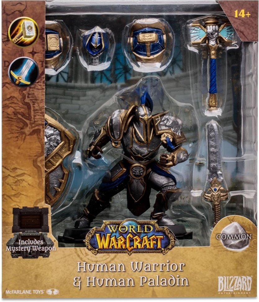 Фігурка McFarlane World of Warcraft Human Warrior Paladin Варкрафт Людина Паладін Воїн 