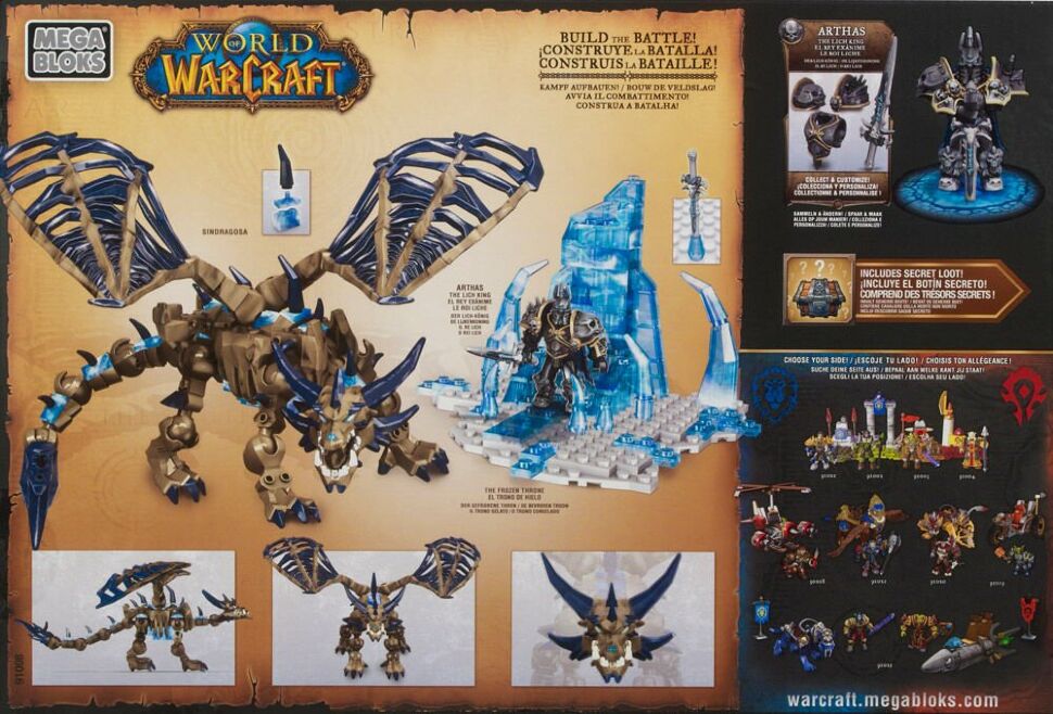 Mega Bloks World of Warcraft: Sindragosa and the Lich King Set 