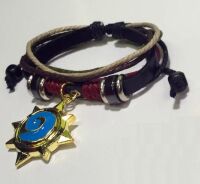 Браслет - World of Warcraft  Hearthstone (кожа + метал) 