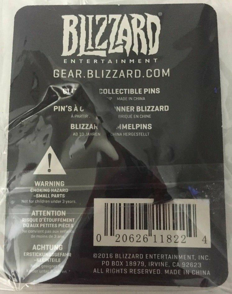 Значок 2016 Blizzcon Exclusive Murloc Blizzard Pin 
