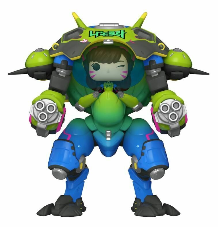 Фігурка Overwatch Funko Pop D.Va and MEKA Buddy 6” (Super-Sized) Figure Blizzard Exclusive 177 