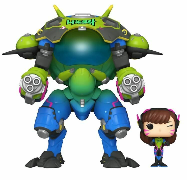 Фігурка Overwatch Funko Pop D.Va and MEKA Buddy 6” (Super-Sized) Figure Blizzard Exclusive 177 