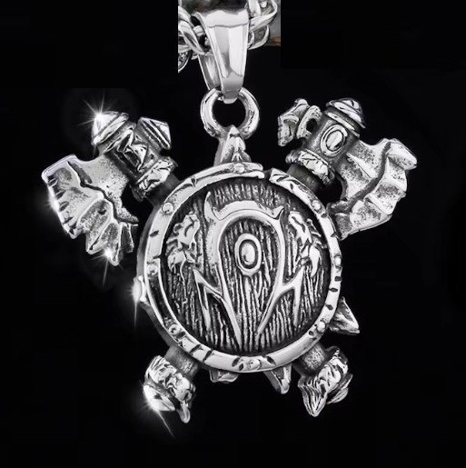 Медальон World of Warcraft Horde Варкрафт Орда (нержавеющая сталь) + подарочн.бокс 