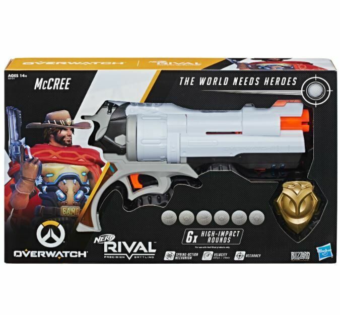 Overwatch McCree Nerf Rival Blaster Овервотч зброю іграшка 