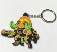 Брелок 3D Овервотч Overwatch Двухсторонний Объемный - Orisa 