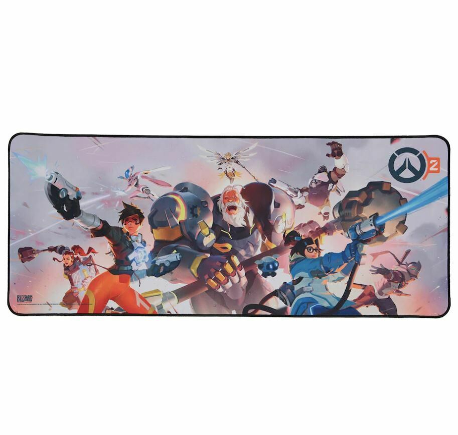 Килимок ігрова поверхня Blizzard Overwatch 2 Desk Mat Exclusive Gaming Desk Mat (90*38 cm) 