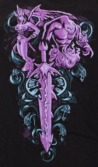 Футболка World of Warcraft Warlock Legendary Class T-Shirt (размер L) 