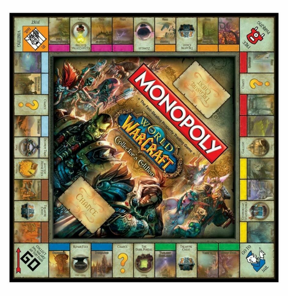 Настольная игра Monopoly: World of Warcraft Collectors Edition 
