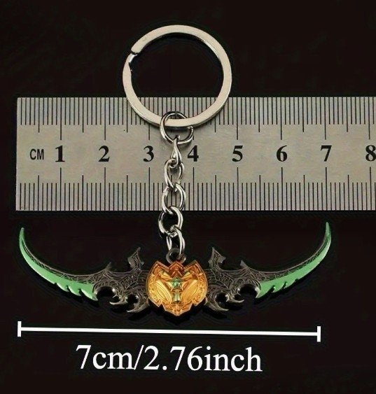 Брелок World of Warcraft Warglaive Of Azzinoth Бойові гліфи Аззінота 7 см. №2 