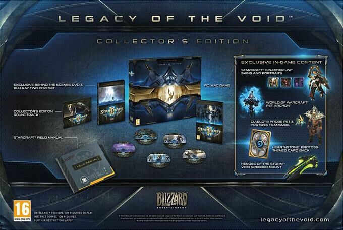 Starcraft 2: Legacy of the Void Колекційне видання (EURO /RU) Collectors Edition 