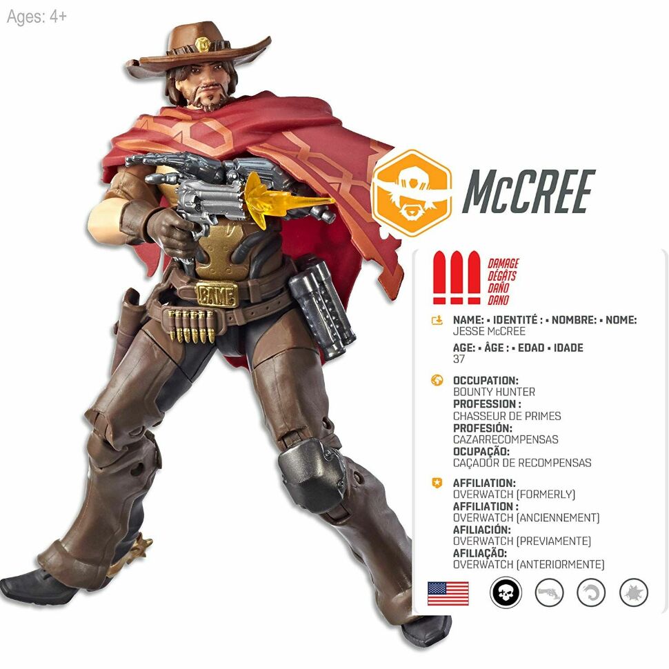 Фігурка Overwatch Ultimates Series McCREE Collectible Action Figure 
