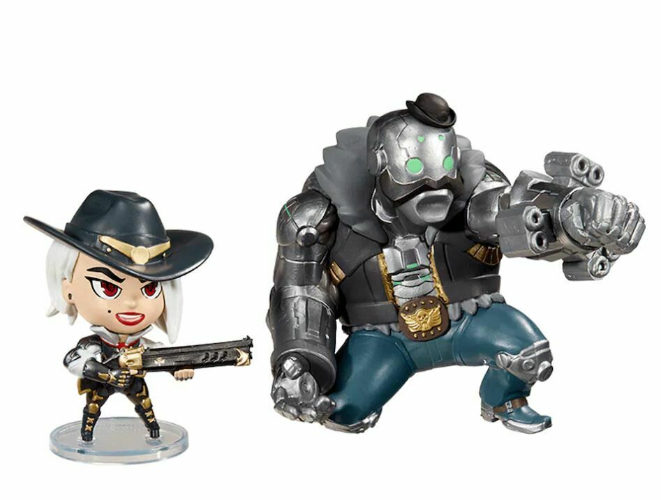 Фігурка Blizzard Overwatch Ashe and BOB Cute But Deadly Figure Set (Exclusive 2019) 