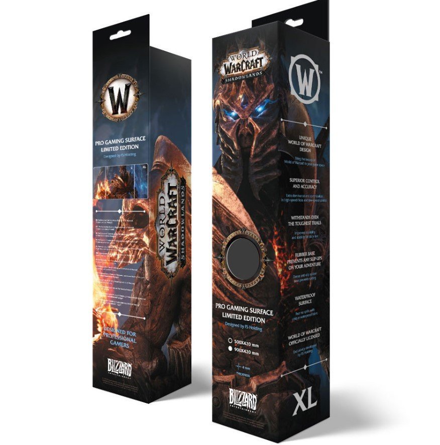 Килимок ігрова поверхня Blizzard World Of Warcraft Lich King Arthas Bolvar король Ліч XL (90*42 cm) 