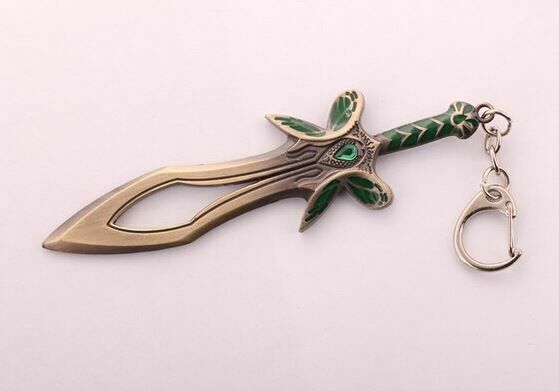 Брелок DOTA 2 Butterfly Sword метал 