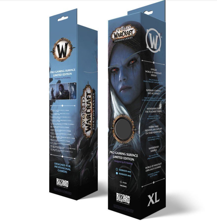Килимок ігрова поверхня Blizzard World Of Warcraft Gaming Desk Mat - Sylvanas Сільвана XL (90*42 cm) 