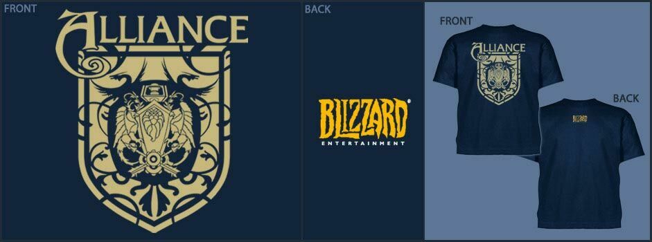 Футболка ALLIANCE World of Warcraft (мужск., размер L) 