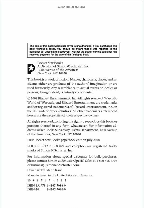 Книга Warcraft Beyond the Dark Portal (М'який палітурка) (Eng) 