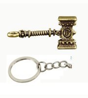 Брелок World of Warcraft Doomhammer Варкрафт латунь 6 см.