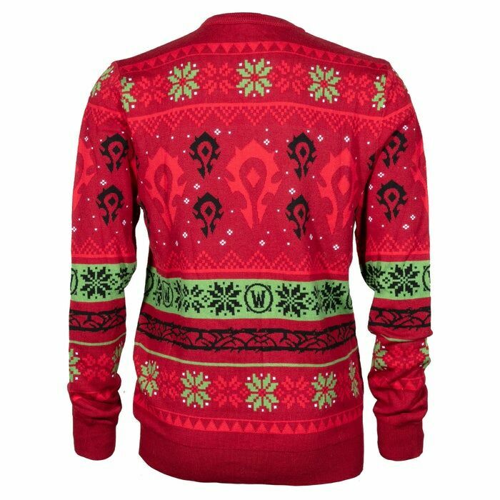 Свитер World of Warcraft Horde Ugly Holiday Pullover Sweater (Варкрафт Орда) L 