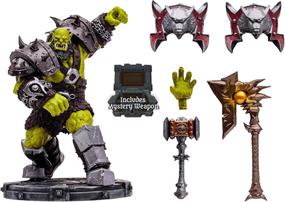 Фигурка McFarlane World of Warcraft Orc Warrior Shaman (Rare) Варкрафт Орк Воин Шаман 