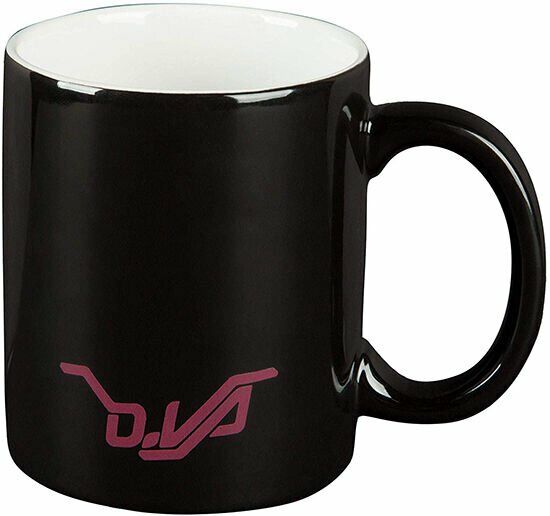 Чашка JINX Overwatch - D.VA Ceramic Black/Pink 