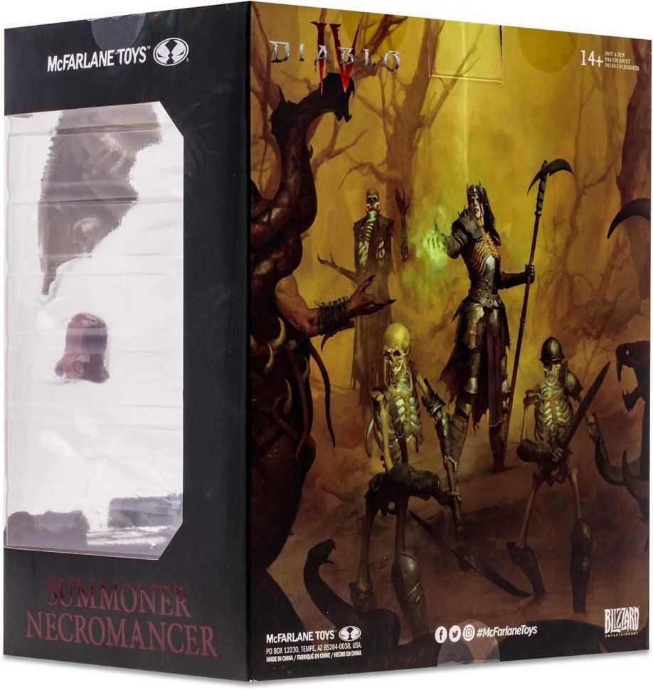 Фігурка McFarlane Diablo IV Summoner Necromancer Epic Figure Діабло Некромант 20 см. 