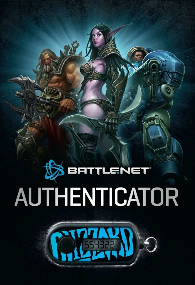 Blizzard Аутентифікатор (Battle.net Authenticator для WoW, Diablo 3, Starcraft 2) 