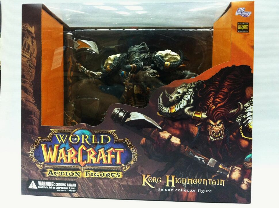 DC World of Warcraft Tauren Hunter: Korg Highmountain Deluxe Action Figure 