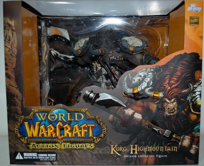 DC World of Warcraft Tauren Hunter: Korg Highmountain Deluxe Action Figure 