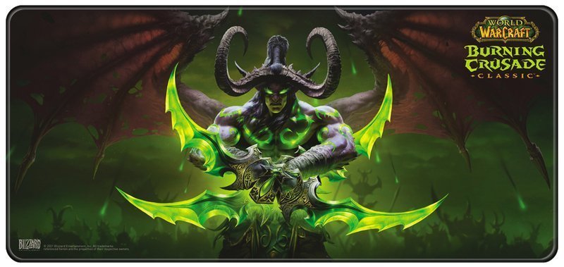 Килимок ігрова поверхня Blizzard World Of Warcraft Gaming Mat - Burning Crusade Illidan XL Іллідан (90*42 cm) 