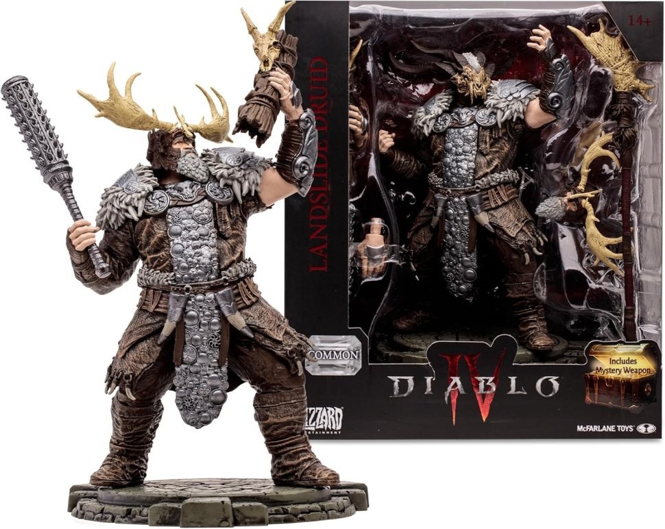 Фігурка McFarlane Diablo IV Landslide Druid Common Figure Діабло Друїд 20 см. 
