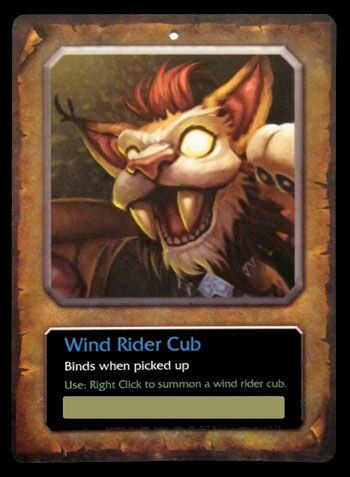 Спутник WoW Pet: Wind Rider Cub (Питомец ветрокрыл) 