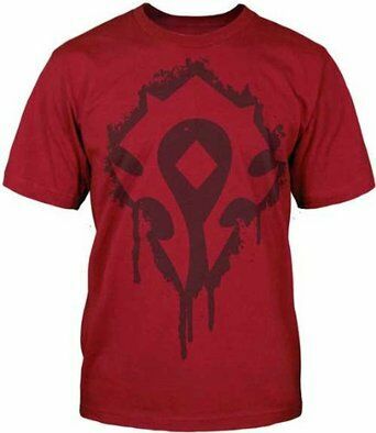 Футболка World of Warcraft Horde Crest Stencil T-Shirt  (размер L) 
