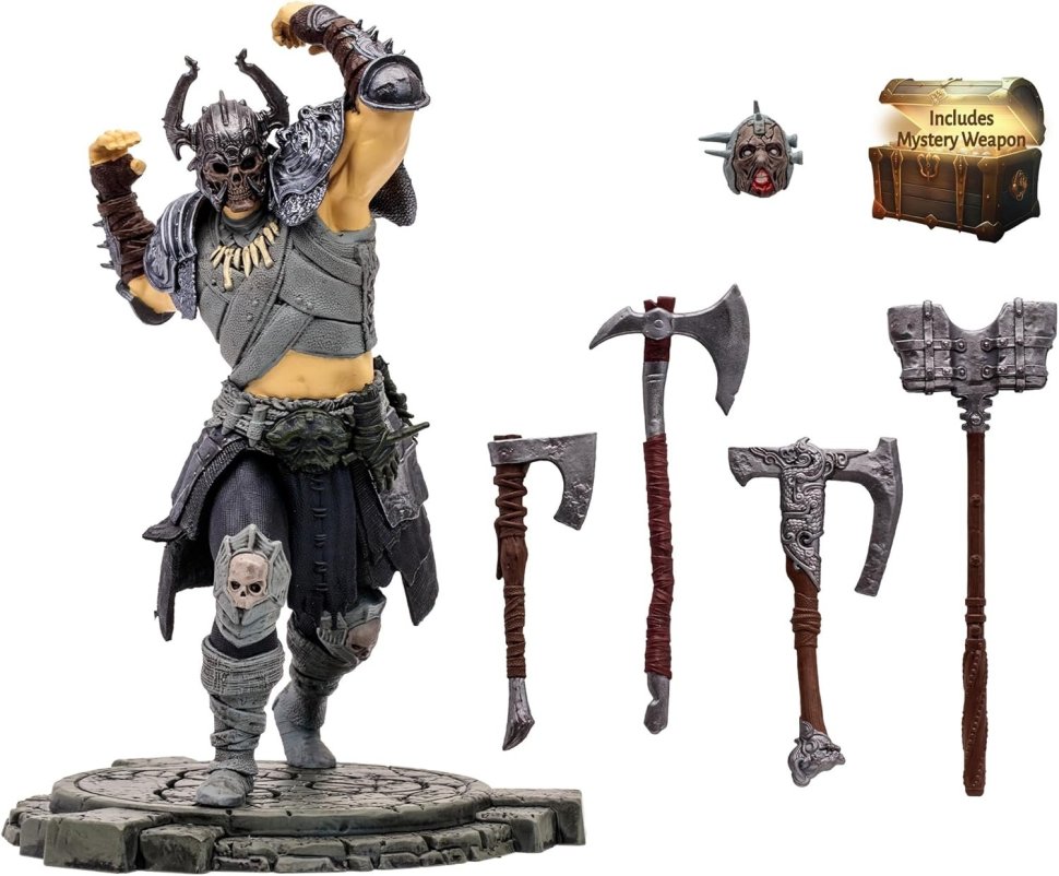Фігурка McFarlane Diablo IV Whirlwind Barbarian Epic Figure Діабло Варвар 20 см. 