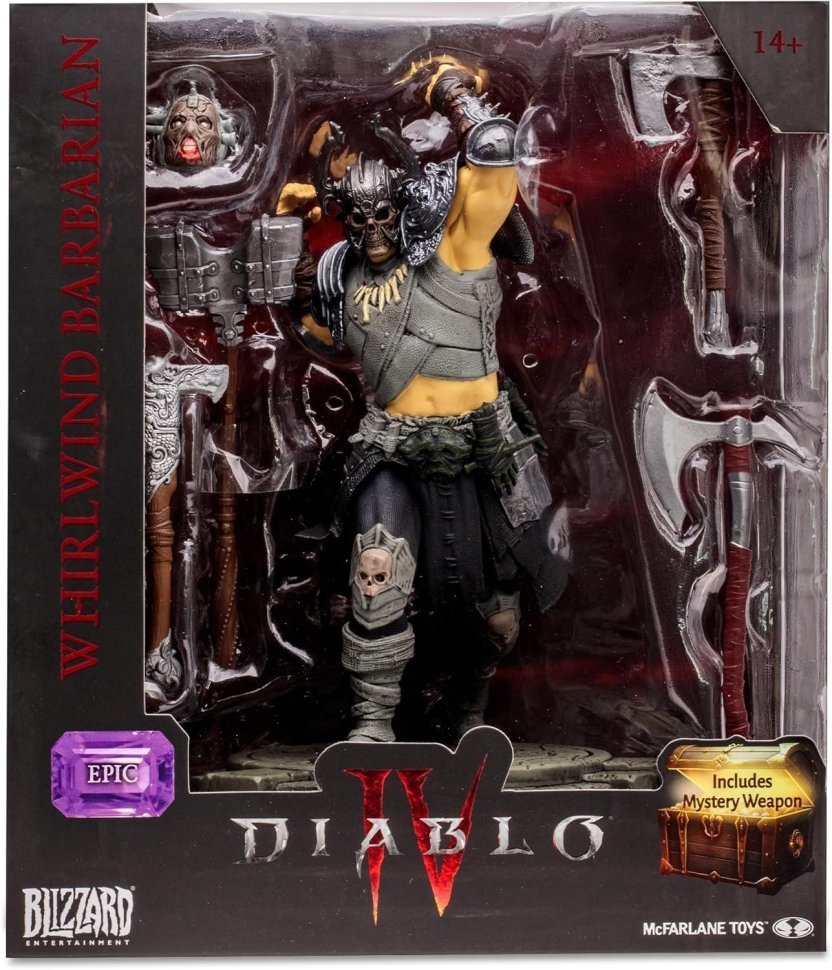 Фігурка McFarlane Diablo IV Whirlwind Barbarian Epic Figure Діабло Варвар 20 см. 