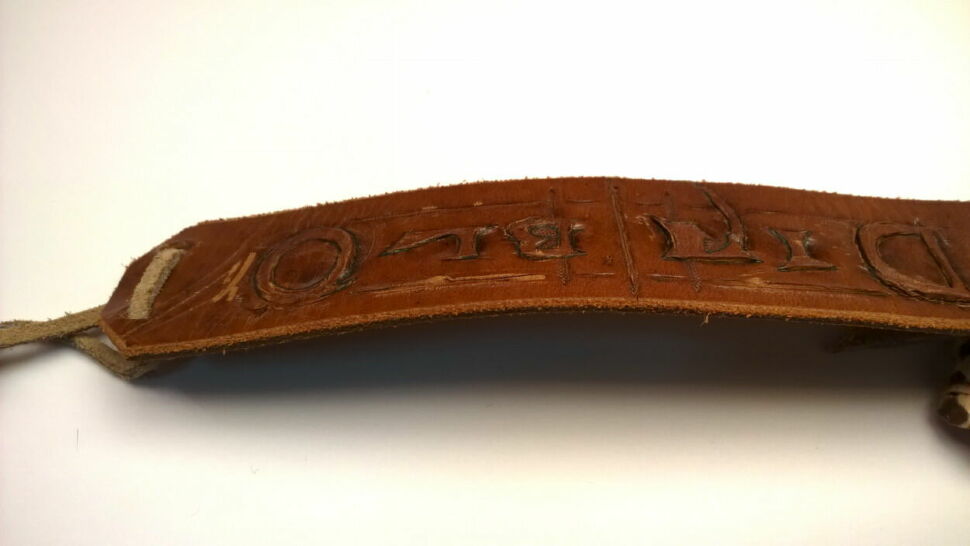 Шкіряний браслет Diablo 