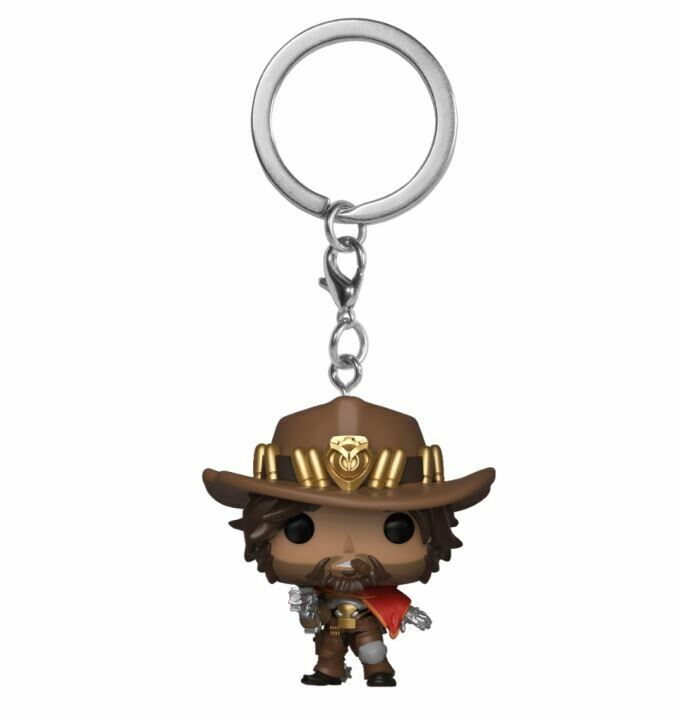 Брелок - Funko Pocket Pop! Overwatch Keychain - McCree 