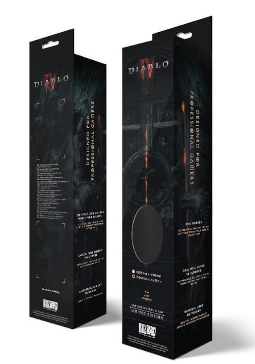 Килимок для миші ігрова поверхня Blizzard DIABLO IV 4 - Gate of Hell Діабло XL (90*42 cm) 