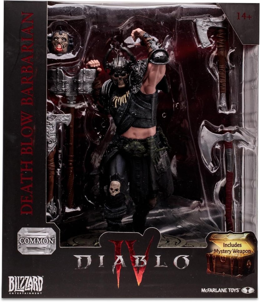 Фігурка McFarlane Diablo IV Whirlwind Barbarian Common Figure Діабло Варвар 20 см. 