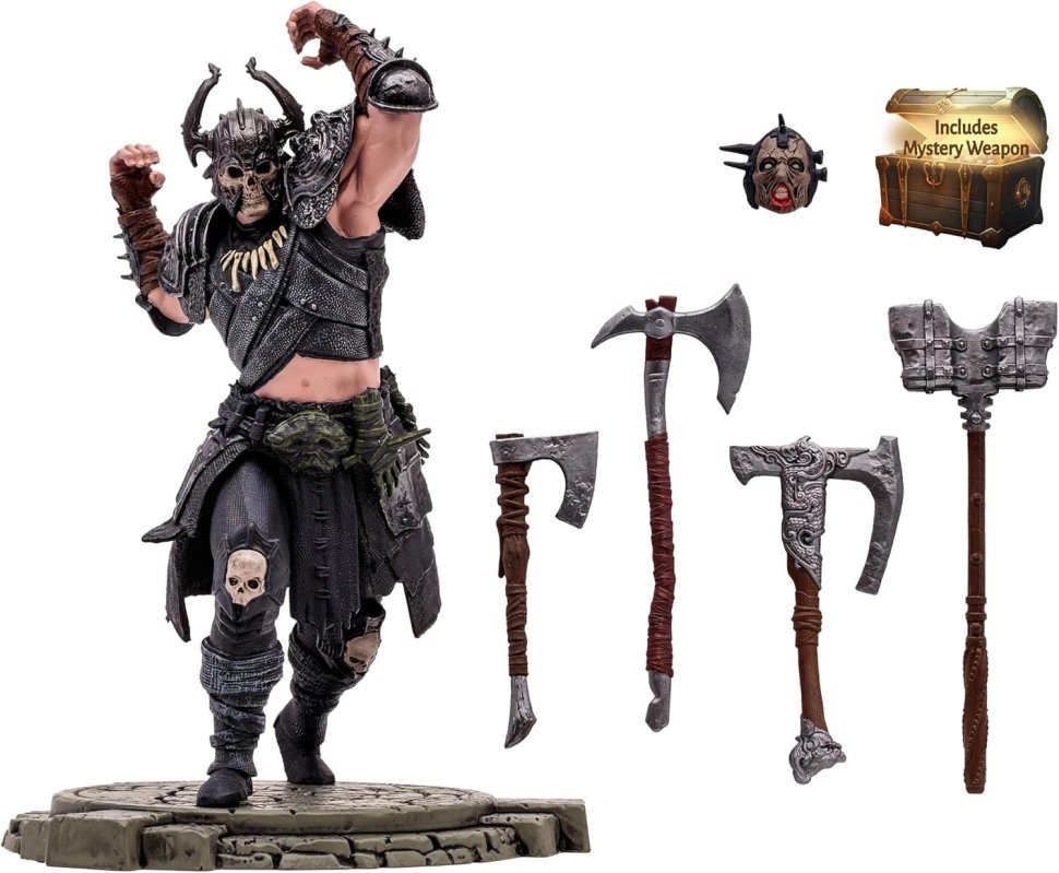 Фігурка McFarlane Diablo IV Whirlwind Barbarian Common Figure Діабло Варвар 20 см. 