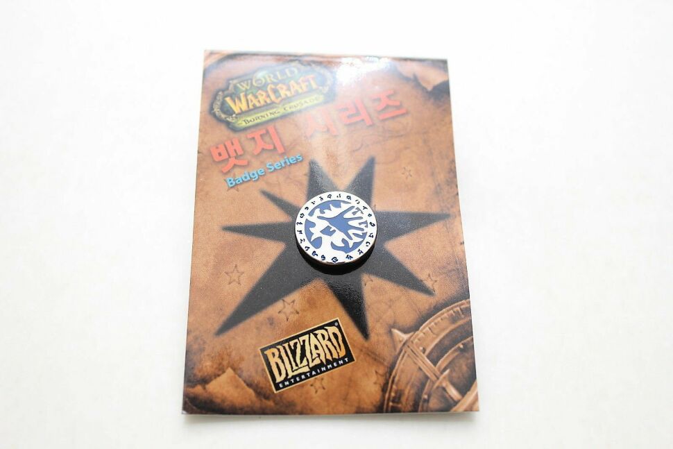 Значок WORLD Of WARCRAFT Alliance Warlock 