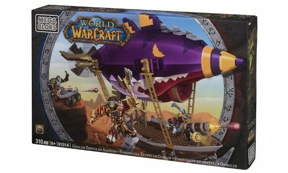 Mega Bloks World of Warcraft Set: goblin zeppelin ambush 