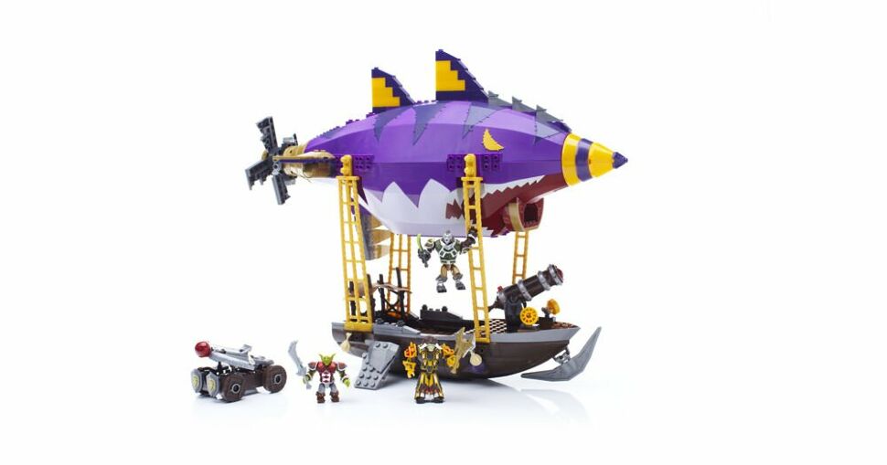Mega Bloks World of Warcraft Set: goblin zeppelin ambush 